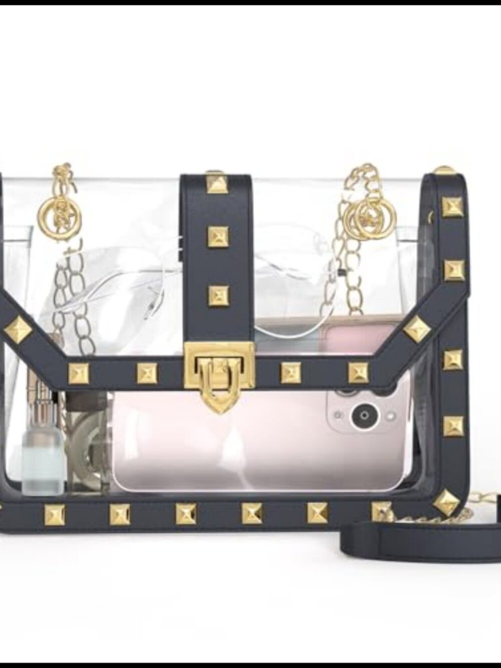 Clear Crossbody Purse Stadium Approved Transparent Shoulder Bag Concerts